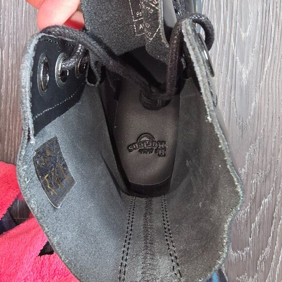 Dr. Martens Molly Platform Combat Boots Leather Women's Size 8 Y2K 90s Gloss - Picture 12 of 14